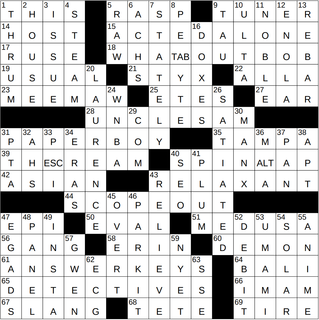 0101 26 NY Times Crossword 1 Jan 26 Thursday NYXCrossword