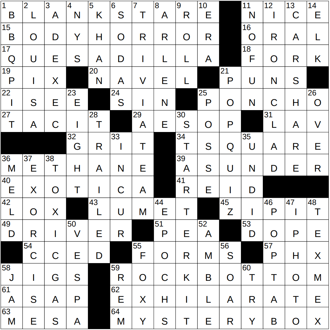 0221 26 NY Times Crossword 21 Feb 26 Saturday NYXCrossword