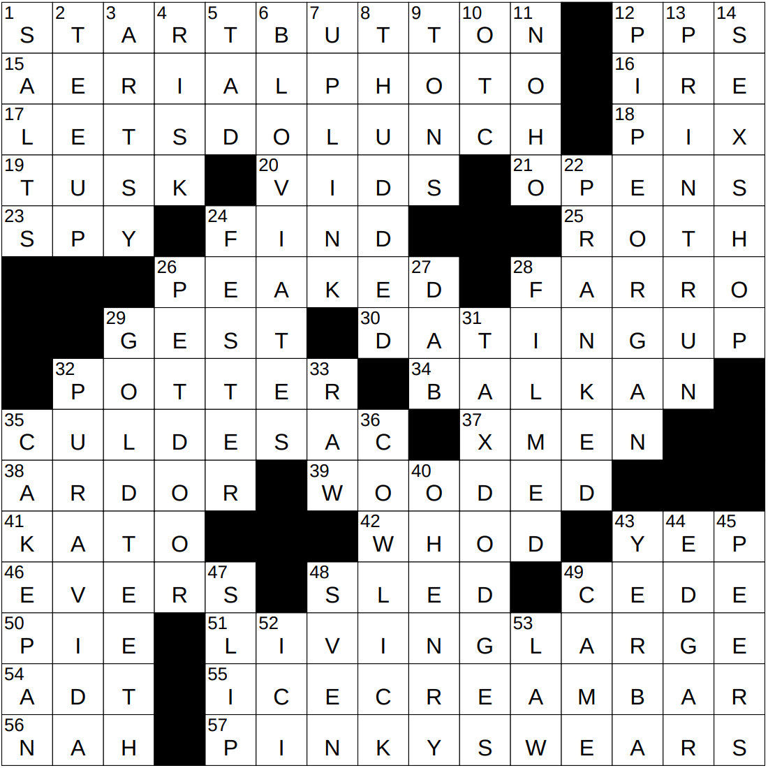 0306 26 NY Times Crossword 6 Mar 26 Friday NYXCrossword