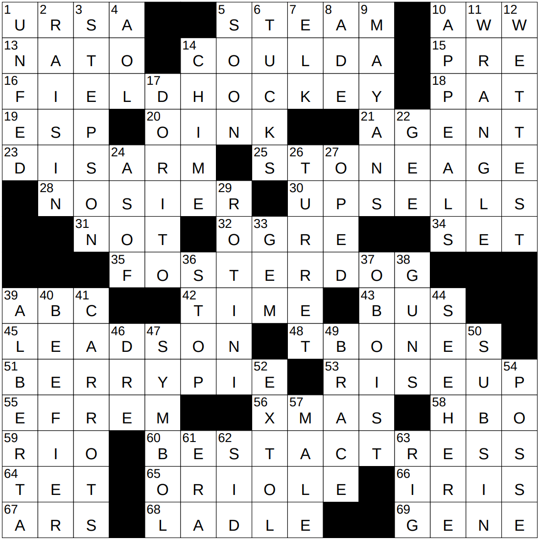 0309 26 NY Times Crossword 9 Mar 26 Monday NYXCrossword