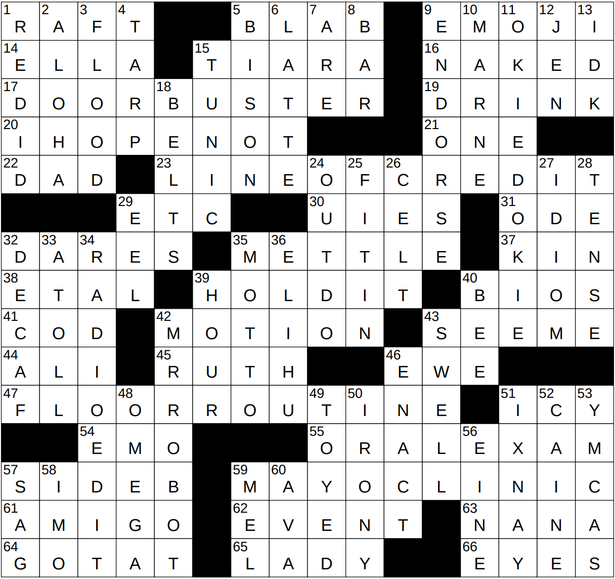 0402 24 NY Times Crossword 2 Apr 24 Tuesday NYXCrossword