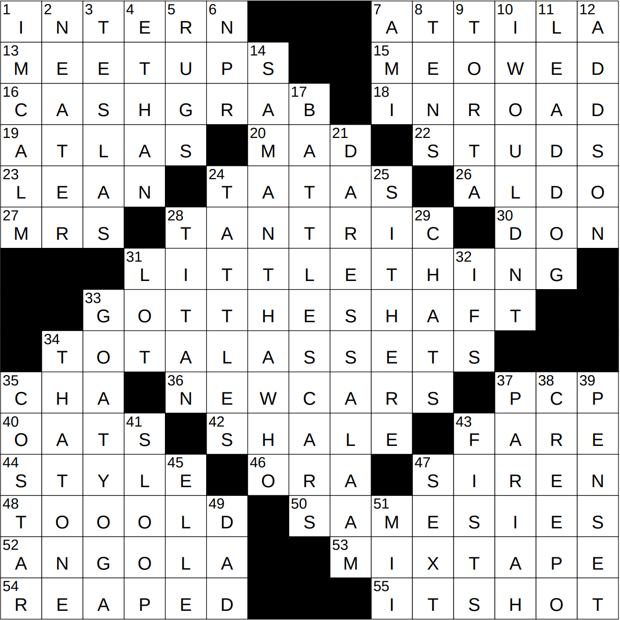 0511 24 NY Times Crossword 11 May 24 Saturday NYXCrossword