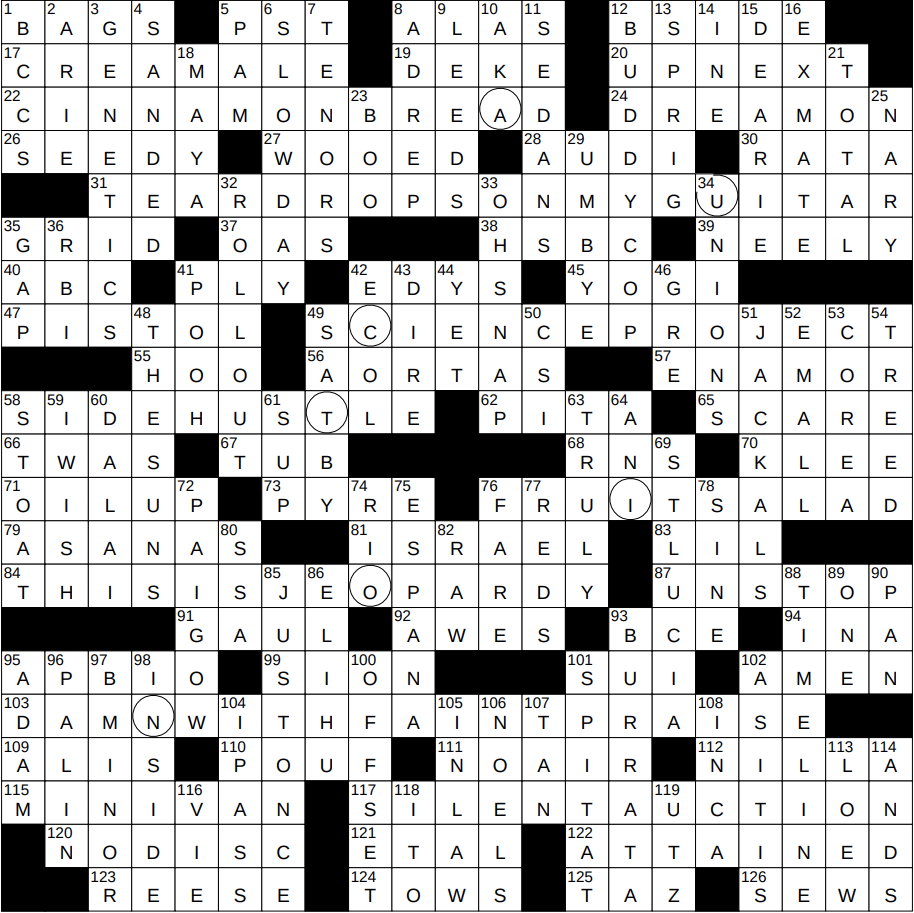0609 24 NY Times Crossword 9 Jun 24 Sunday NYXCrossword