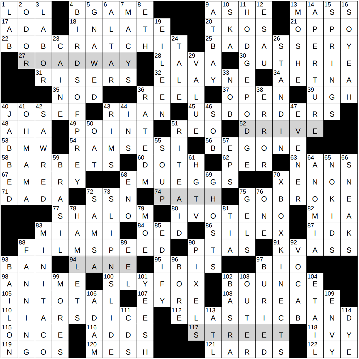 0910 23 NY Times Crossword 10 Sep 23 Sunday NYXCrossword