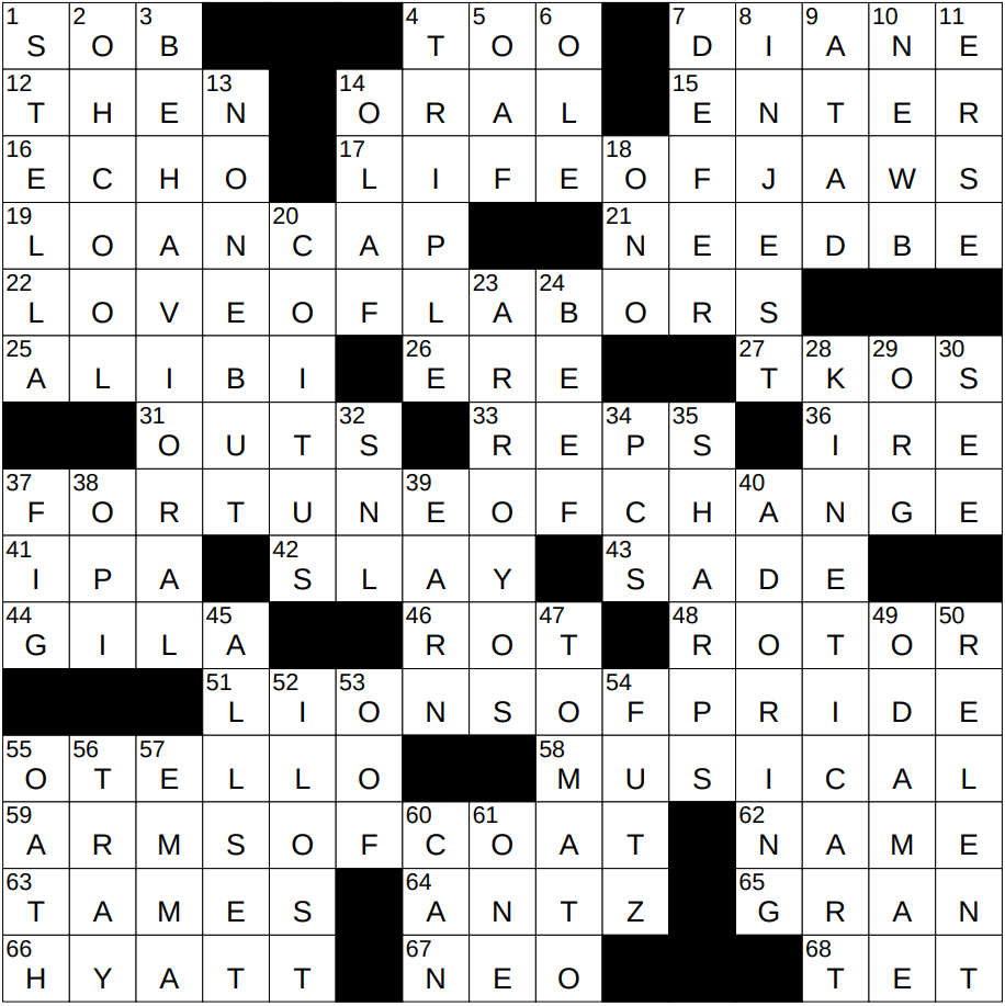 0911 24 NY Times Crossword 11 Sep 24 Wednesday NYXCrossword