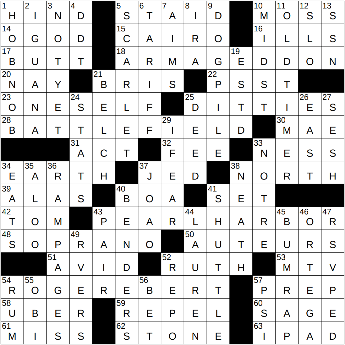 1126 25 NY Times Crossword 26 Nov 25 Wednesday NYXCrossword