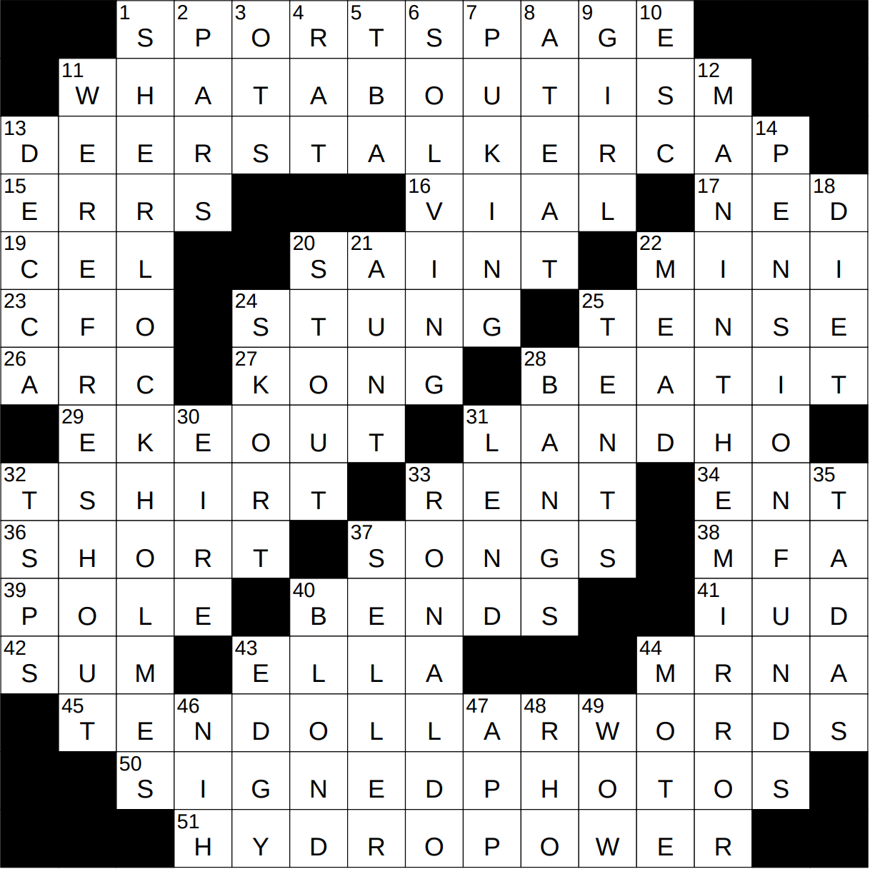 1228 24 NY Times Crossword 28 Dec 24 Saturday NYXCrossword
