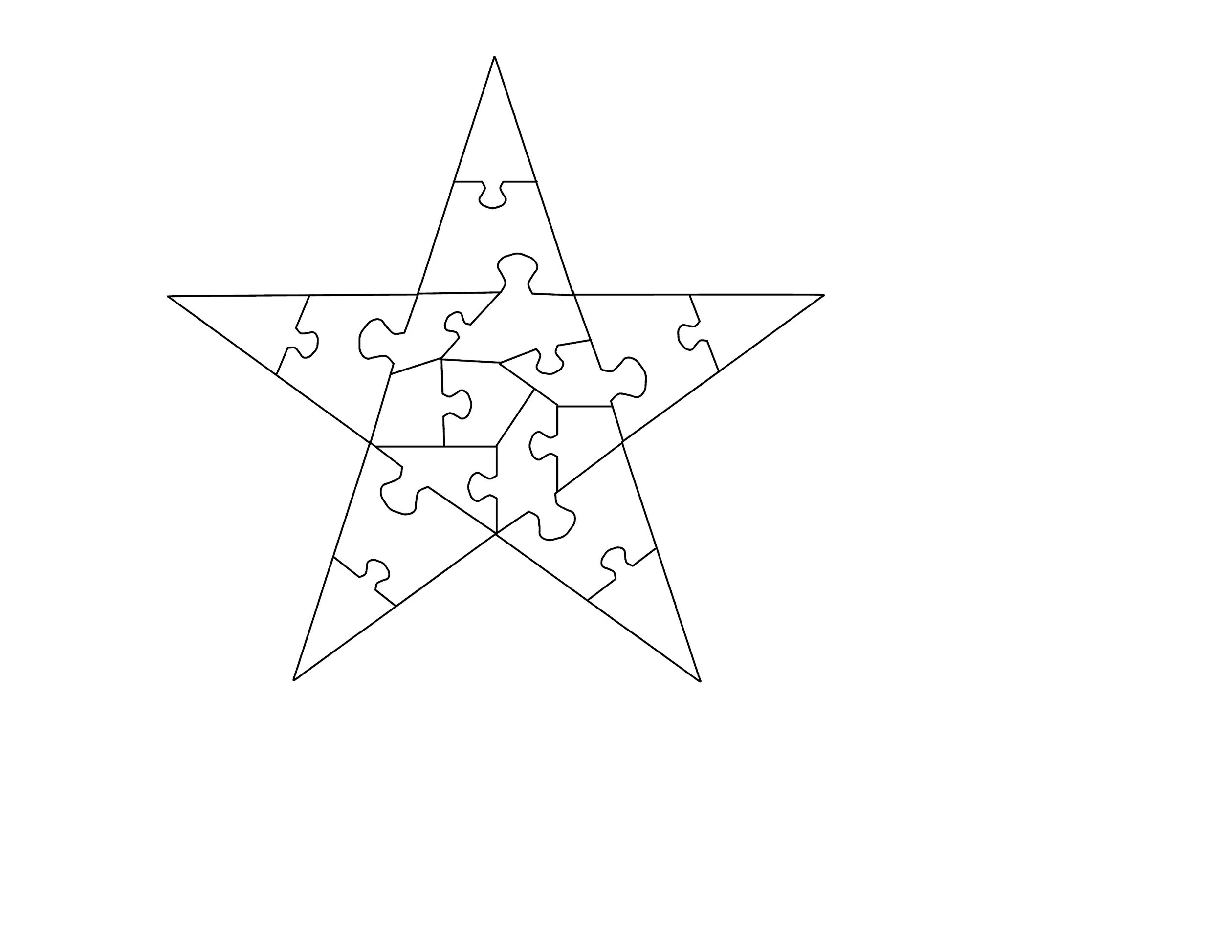 18 Pcs 5 point Star Puzzle Template Svg Png Pdf Jpg Star Puzzle Template Puzzle Silhouette Jigsaw Star Pattern Scroll Saw Pattern Etsy Israel