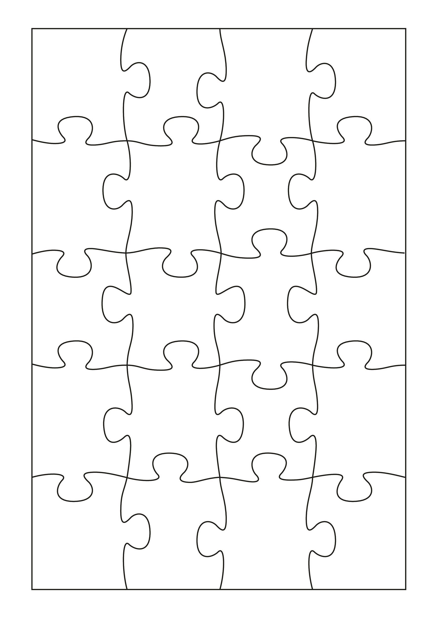 19 Printable Puzzle Piece Templates TemplateLab 19 Printable Puzzle Piece Templates TemplateLab