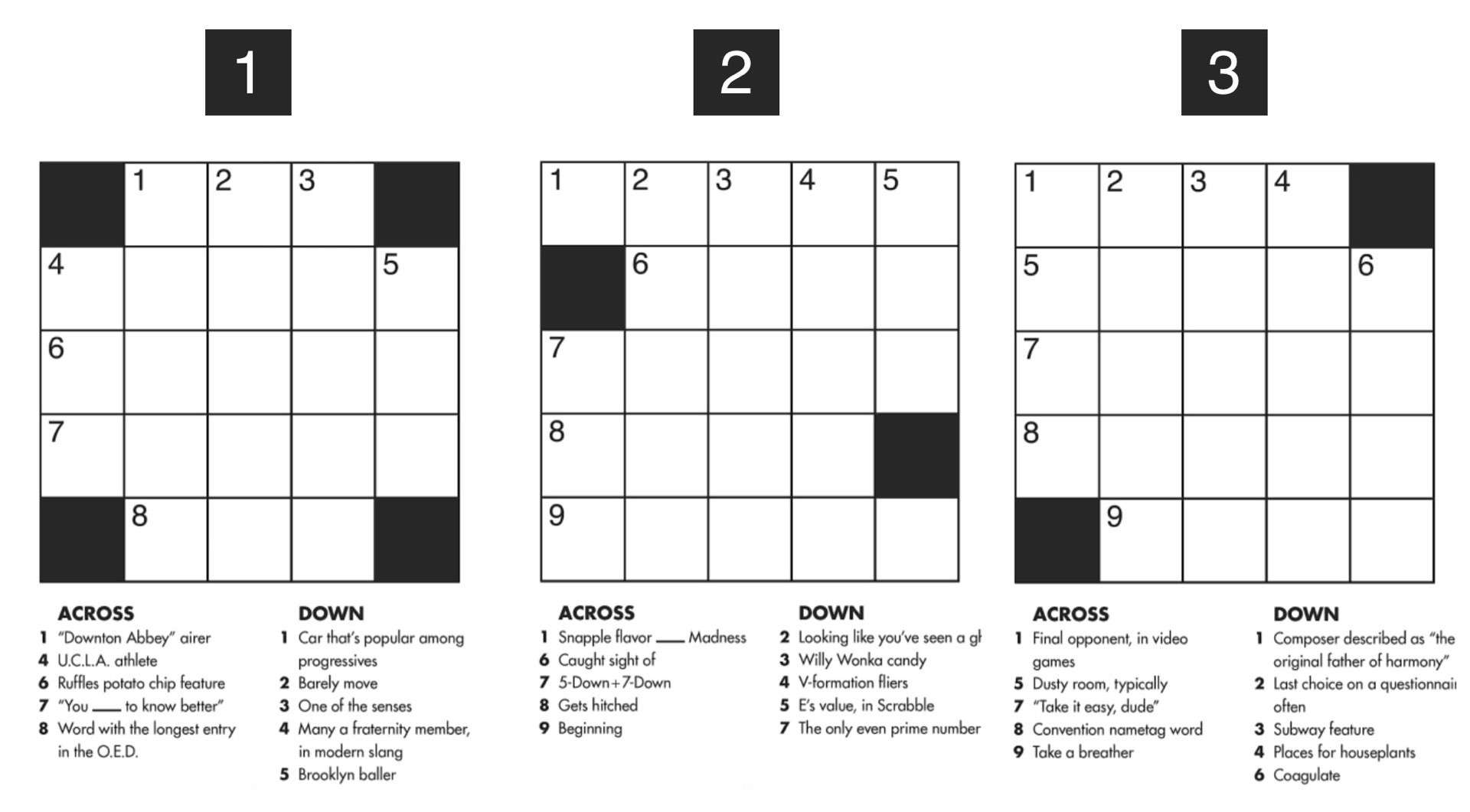 2024 New York Times Crossword Puzzle Book Large print Medium To Worksheets Library