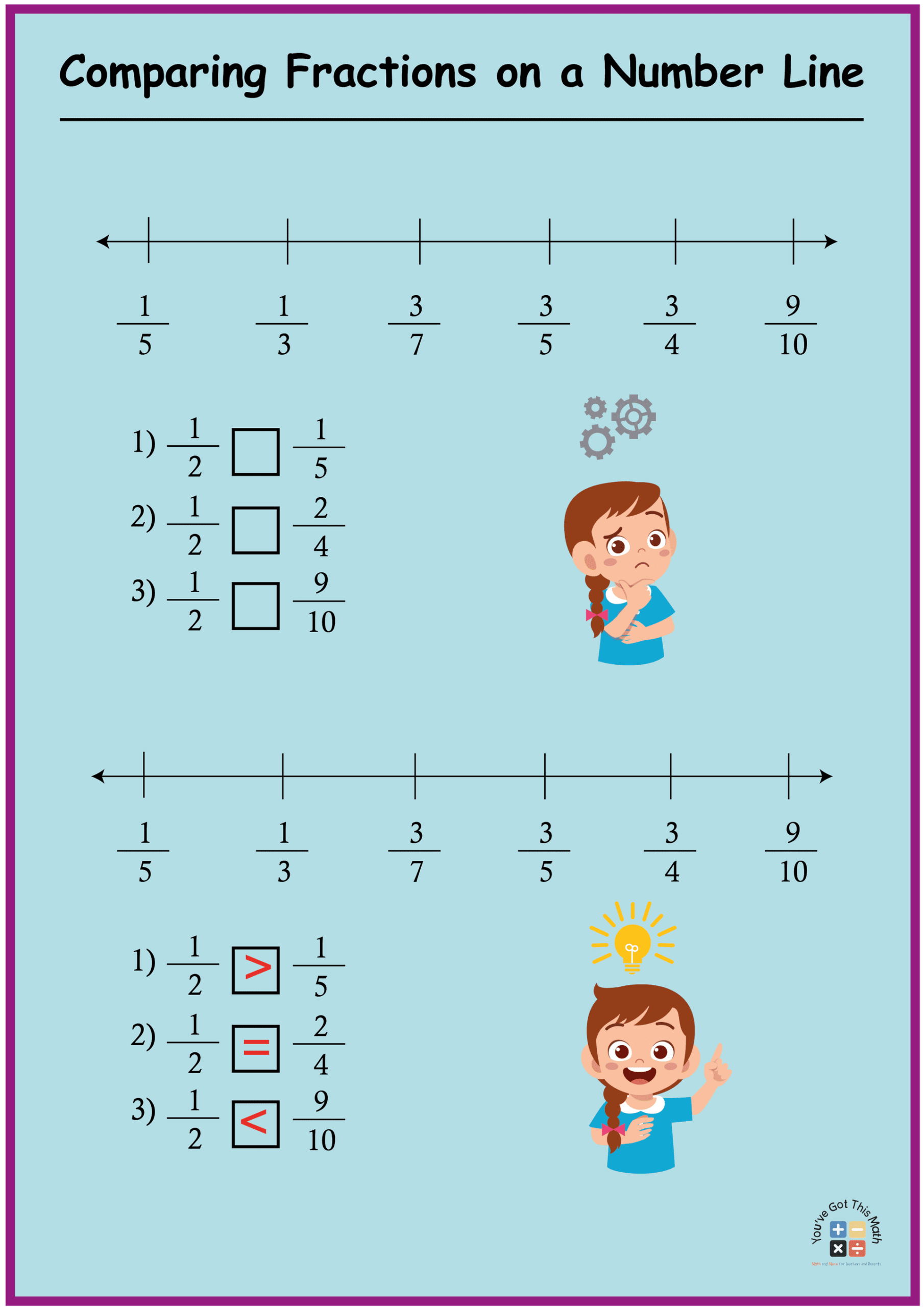 5 Free Fraction Puzzle Worksheet Fun Activities