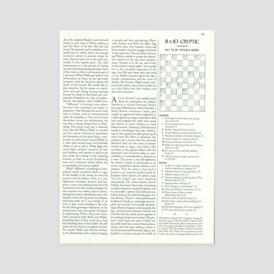 8 10 Cryptic The New Yorker
