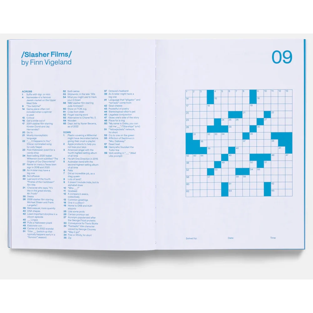 99 MOVIE CROSSWORDS PUZZLE BOOK FILM LOVER GAMES ACADEMY MUSEUM Academy Museum Store