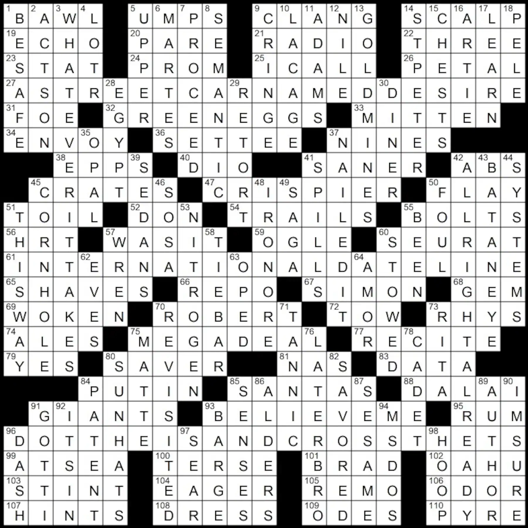 A Conversation With Dec 3 Crossword Creator Robyn Weintraub The Washington Post