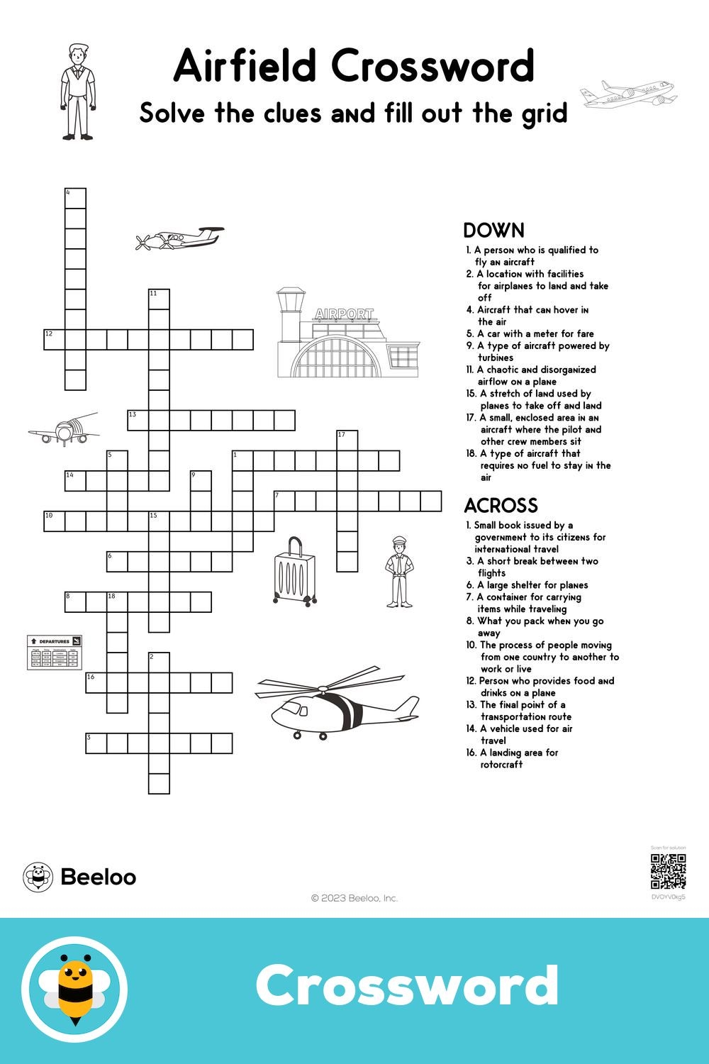 Airplane Puzzle For Kids