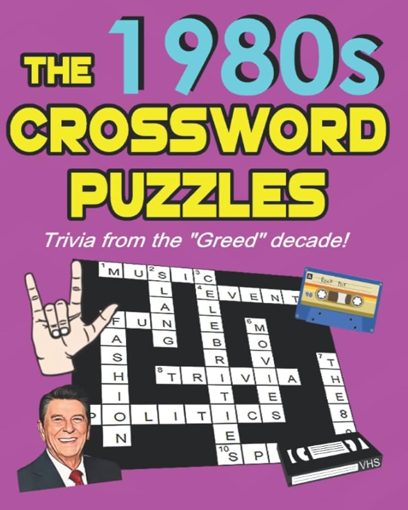 Amazon The 1980s Crossword Puzzles Trivia From The Greed Decade 9798839496965 Barlow Shane Libros