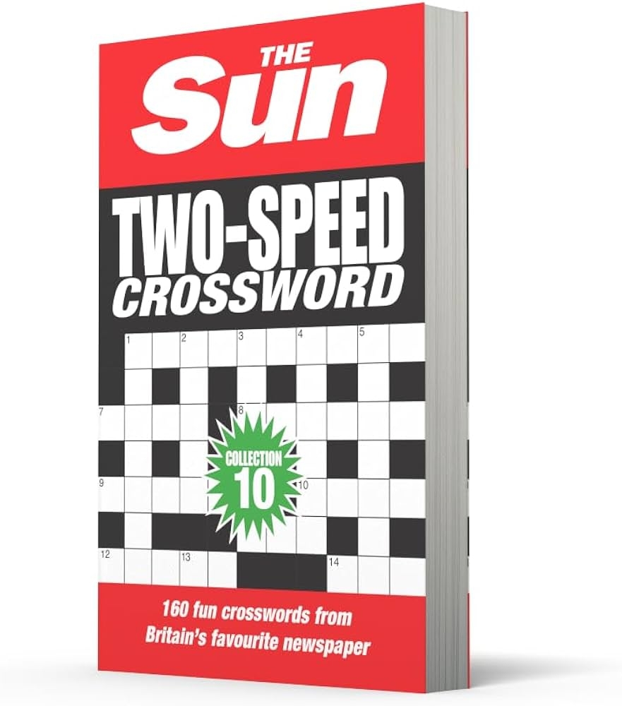 Amazon The Sun Two Speed Crossword Collection 10 160 Two in one Cryptic And Coffee Time Crosswords The Sun Puzzle Books 9780008535889 The Sun Books