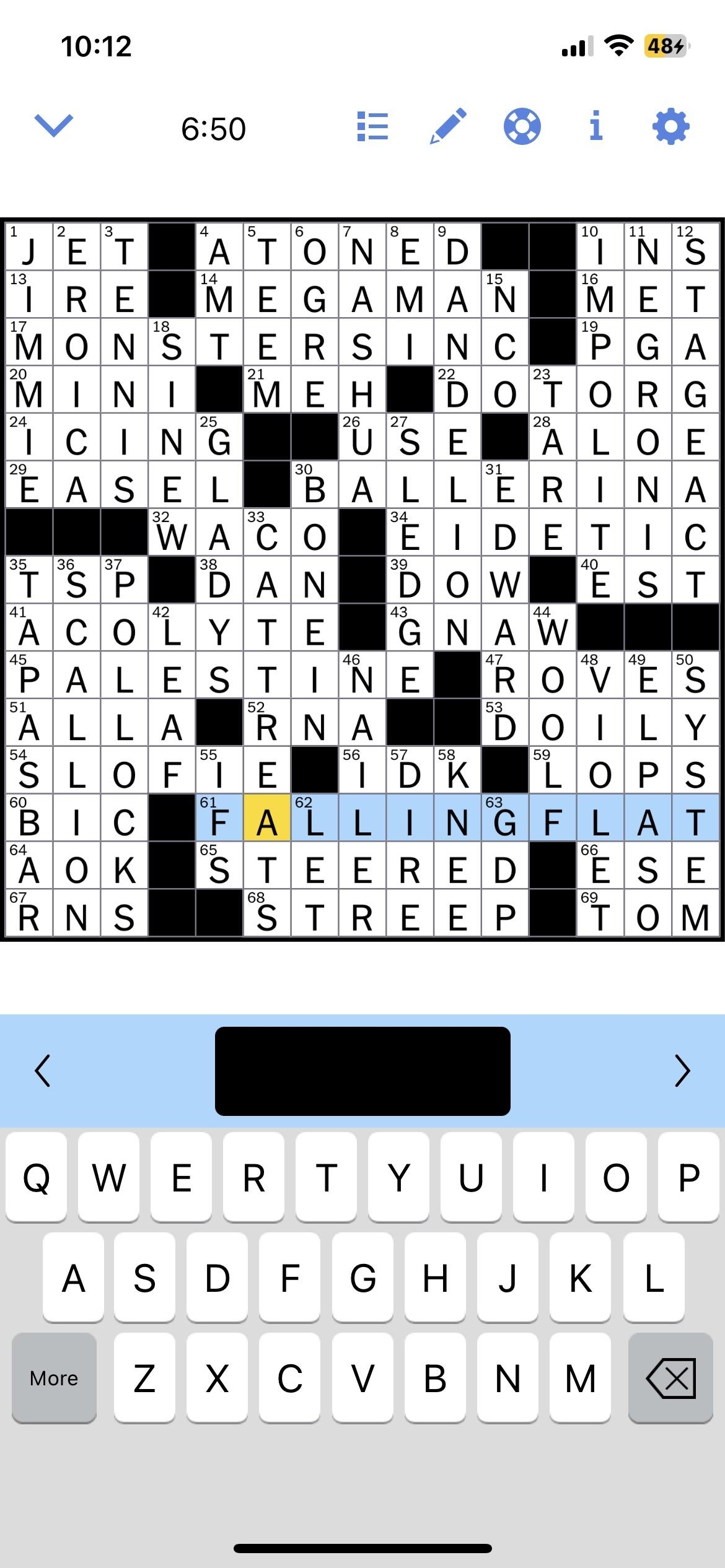 Anyone Do The 9 28 23 NY Times Crossword On App And Get These Black Bars Instead Of Clues R crossword