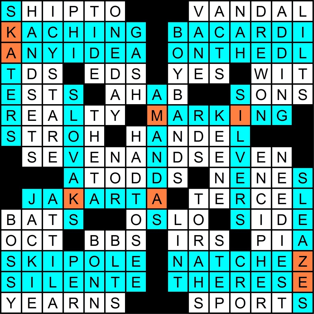 April 2016 Matt Gaffney s Weekly Crossword Contest
