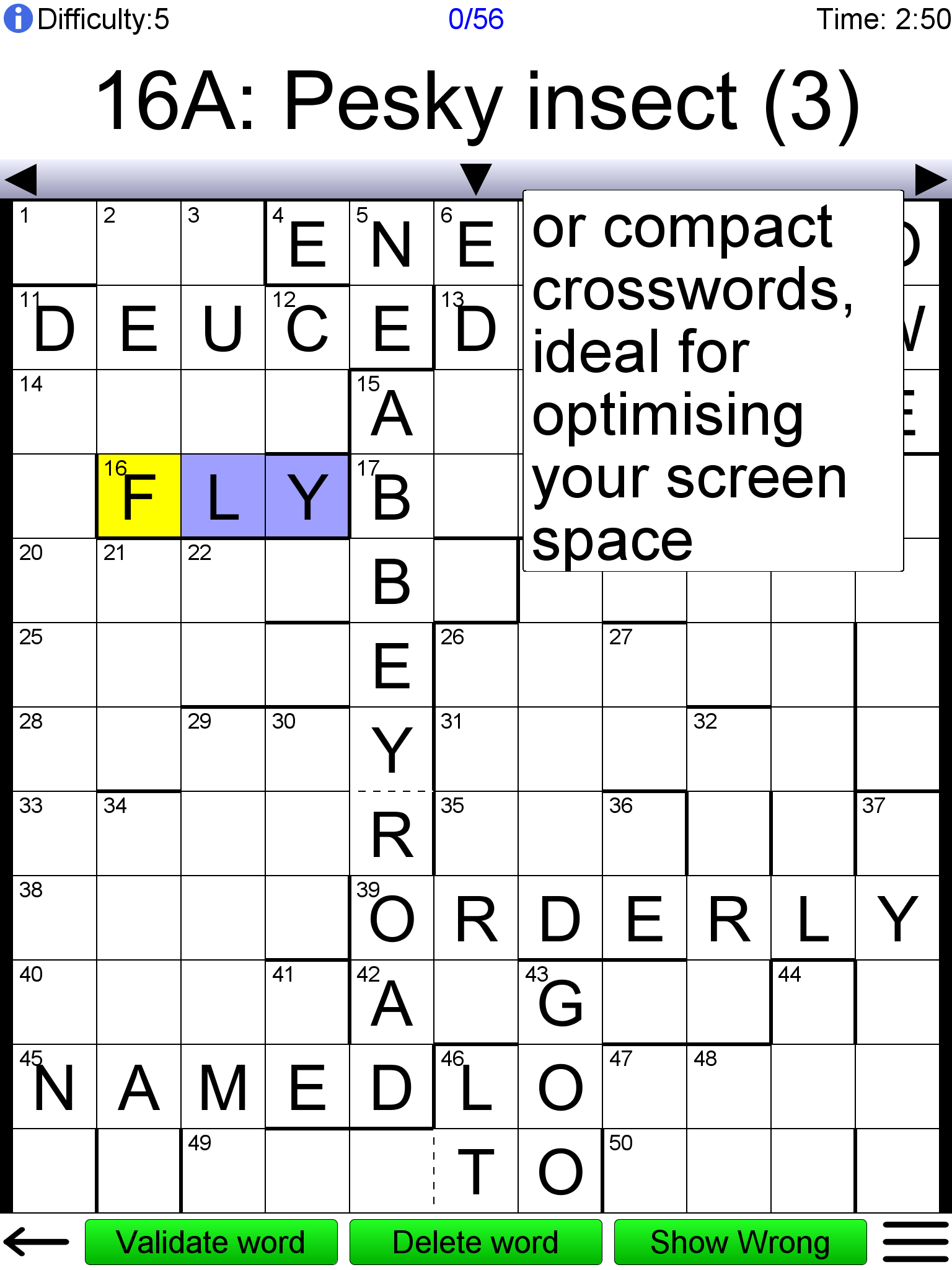 Arrow Crossword