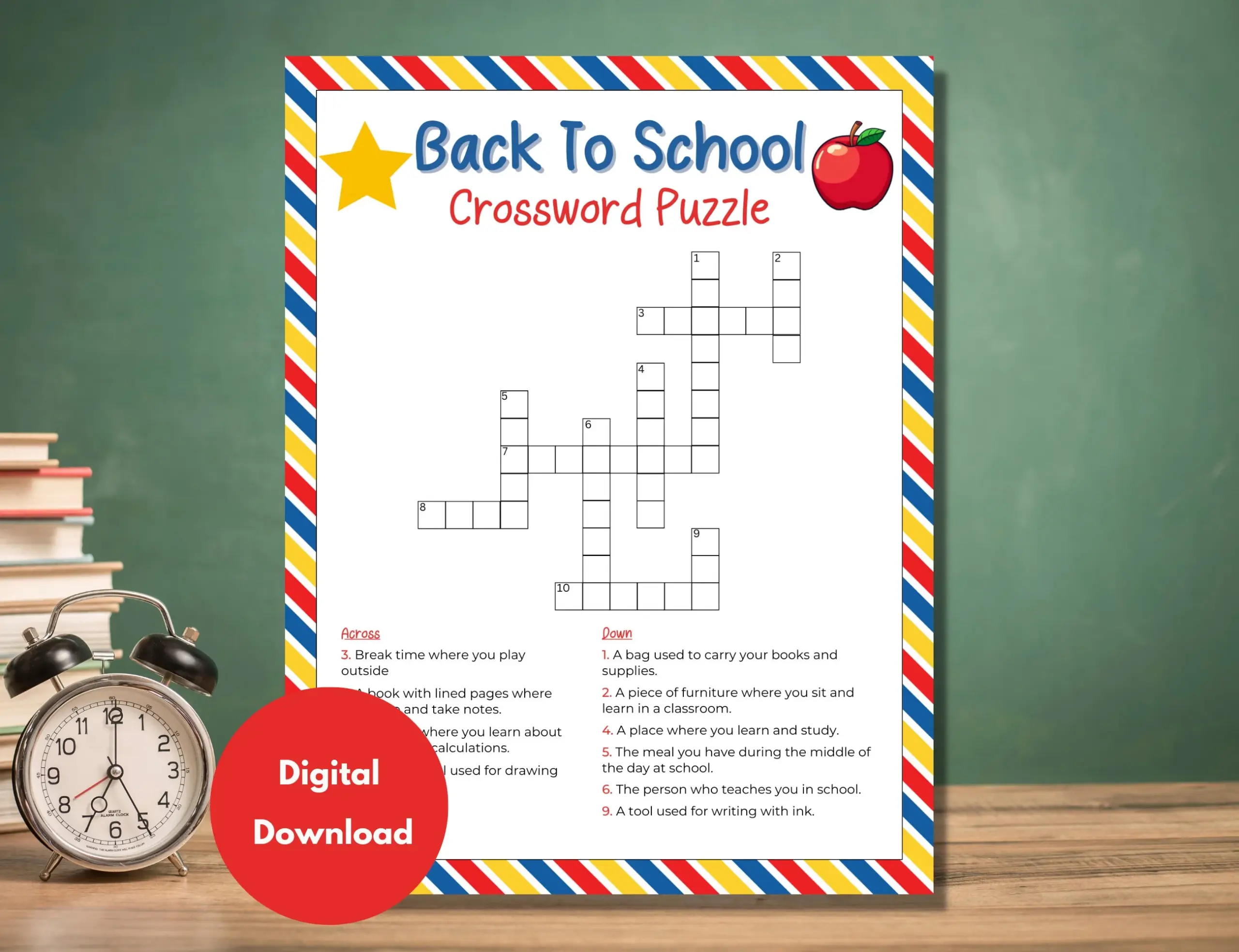 Back To School Crossword Puzzle Back To School Word Puzzle Back To School Games First Day Of School Printable Games Classroom Game Etsy Back To School Crossword Puzzle Back To School Word Puzzle Back To School Games First Day Of School Printable Games Classroom Game Etsy