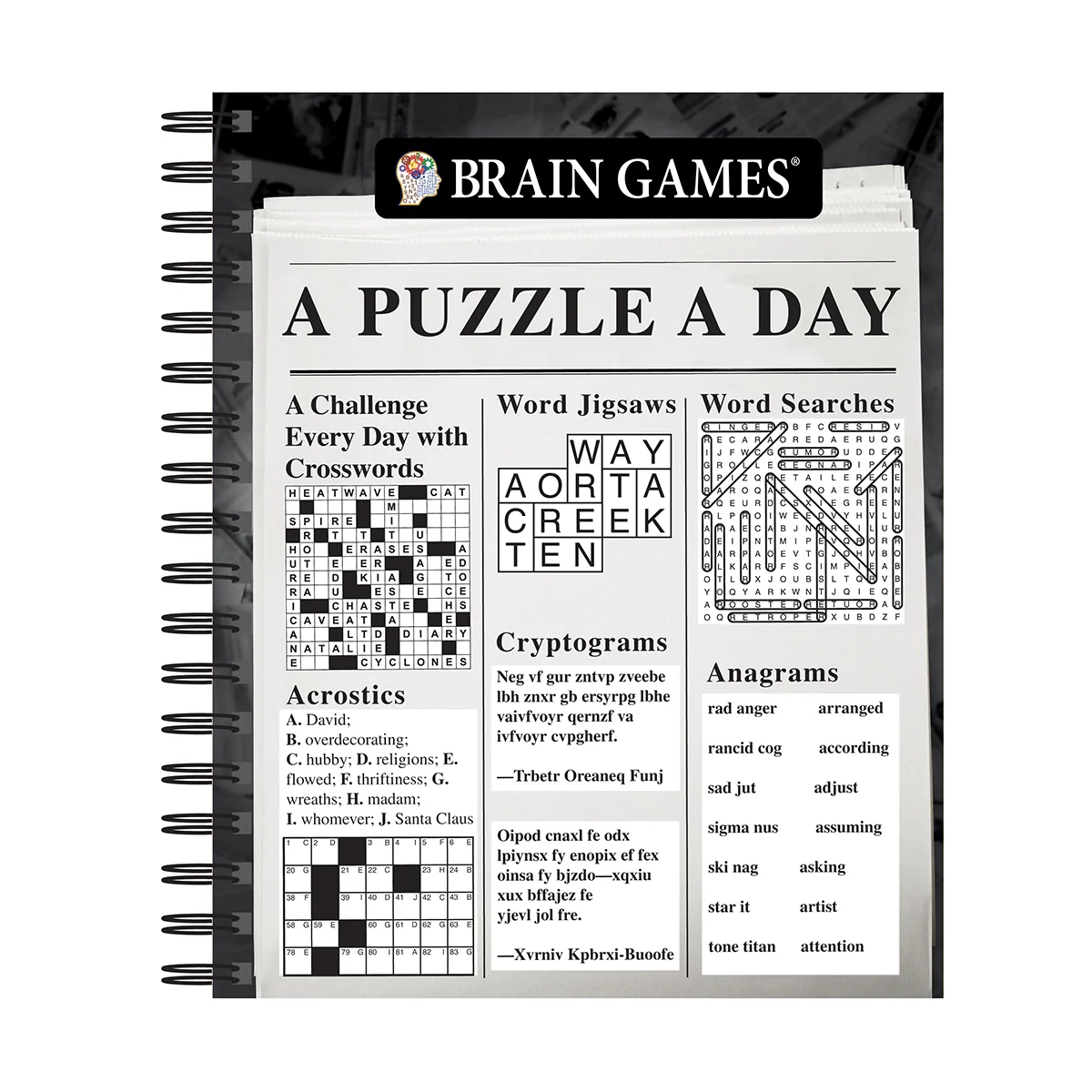 Brain Games A Puzzle A Day Pilbooks
