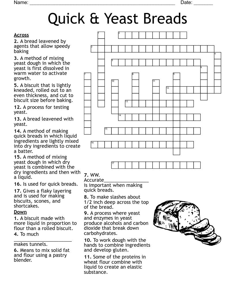 Breads Of The World Crossword WordMint