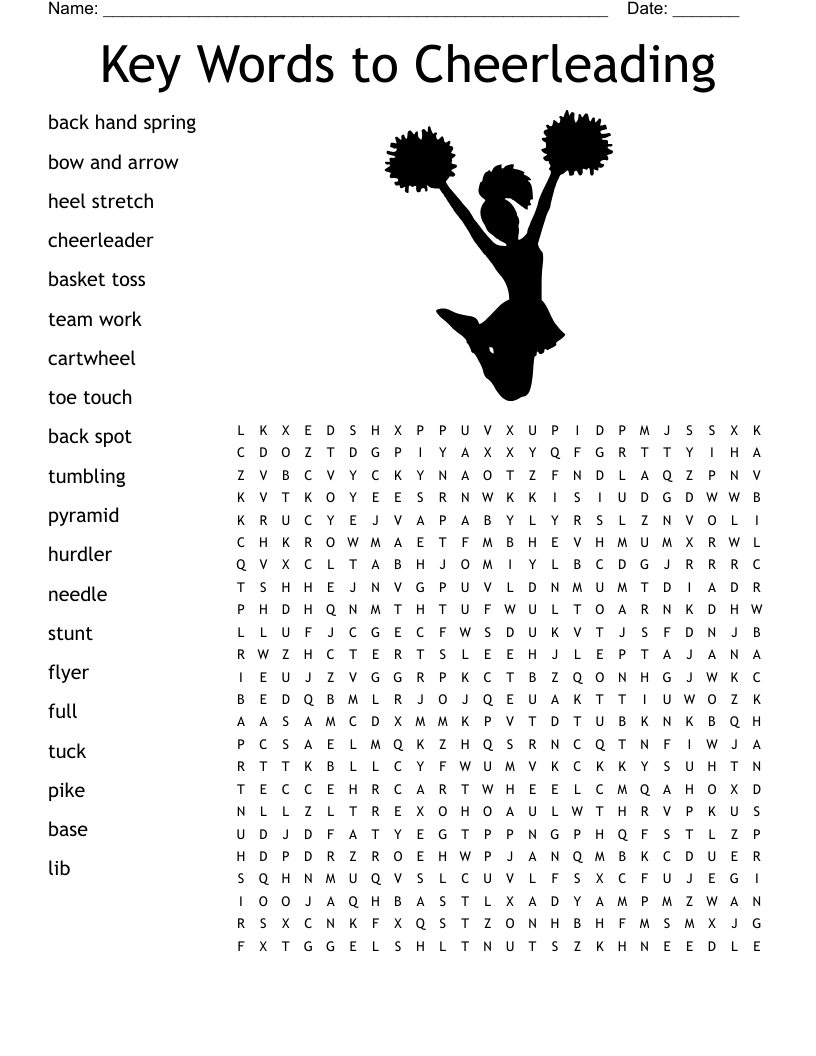 Cheer Crossword WordMint