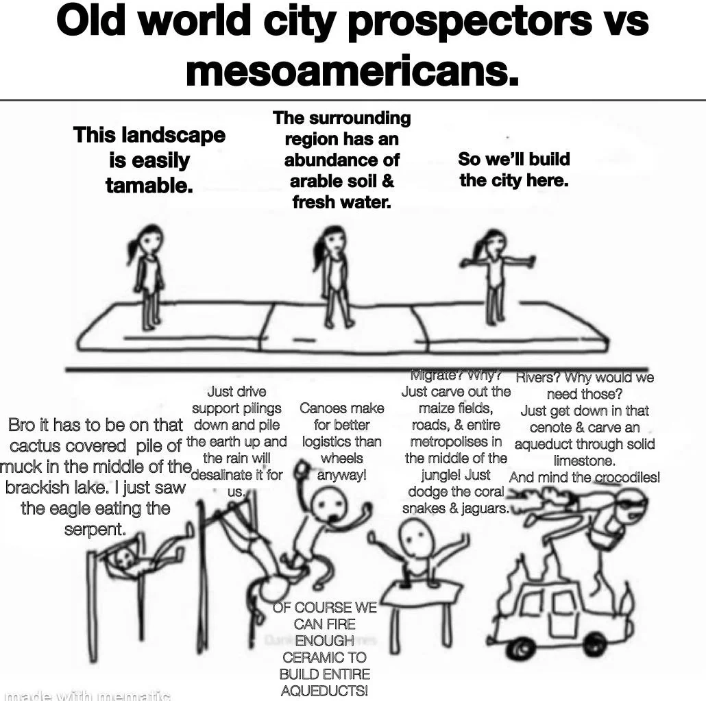 Civil Engineering On Hard Mode R DankPrecolumbianMemes