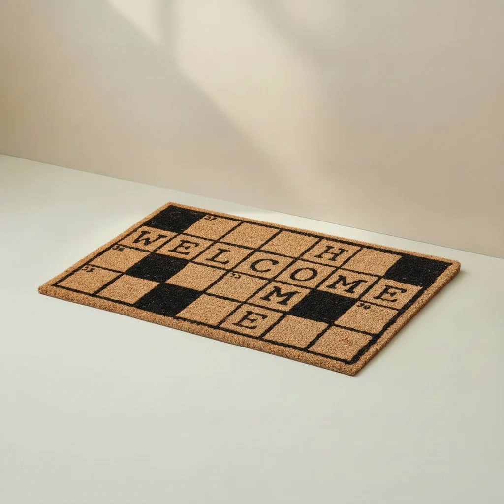 Coco Door Mat Coconut Crossword Doormat Home News Novit Home