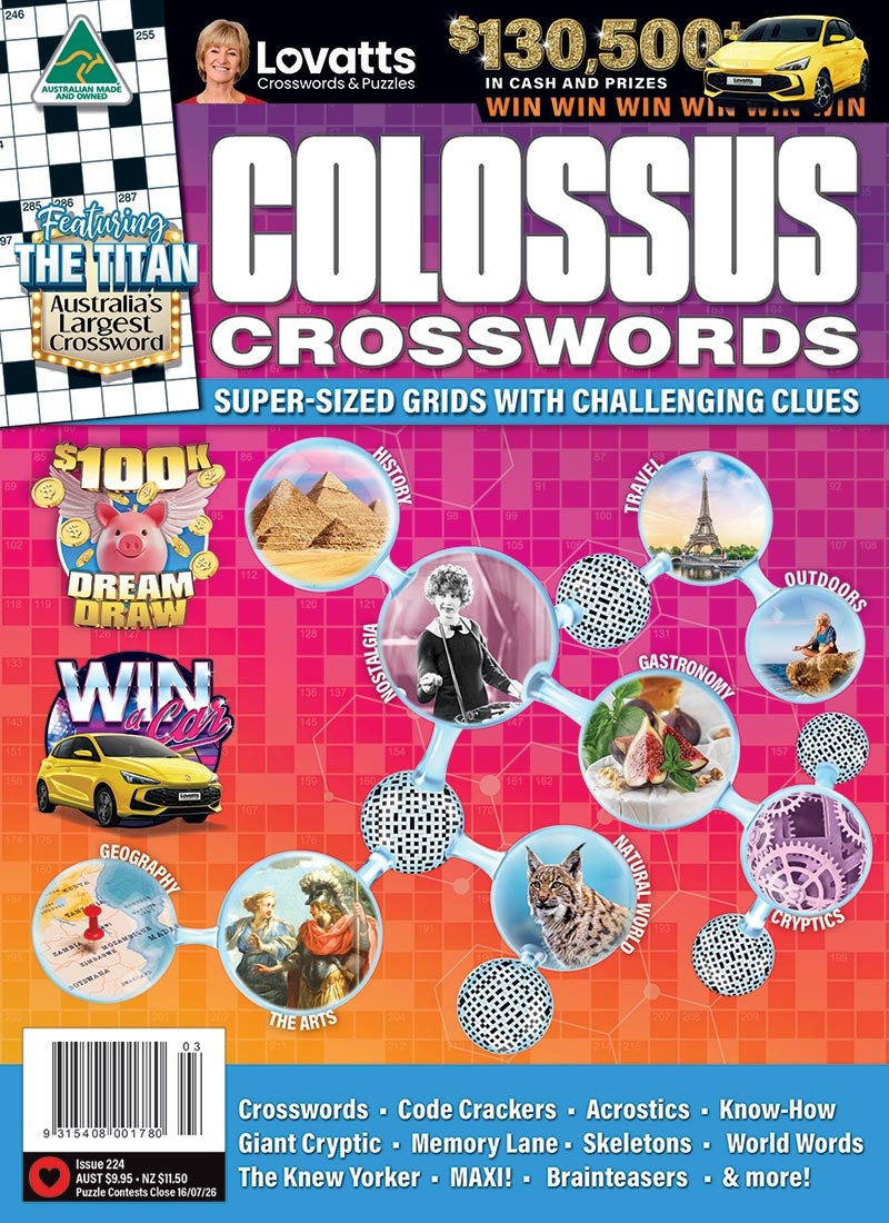Colossus Crosswords Lovatts Crossword Puzzles Games Trivia