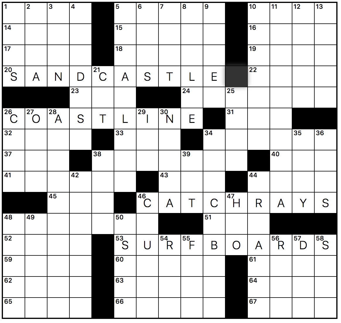 Creating And Publishing My First Crossword Matt Dodge