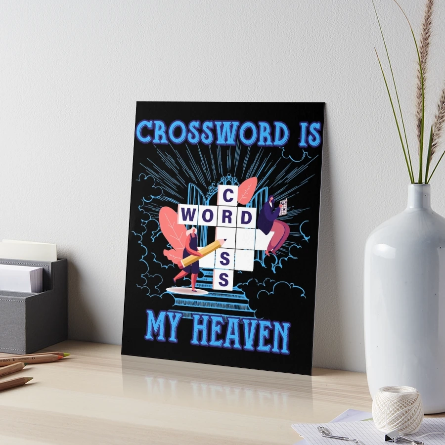Crossword Heaven Art Board Print For Sale By VicetTees Redbubble