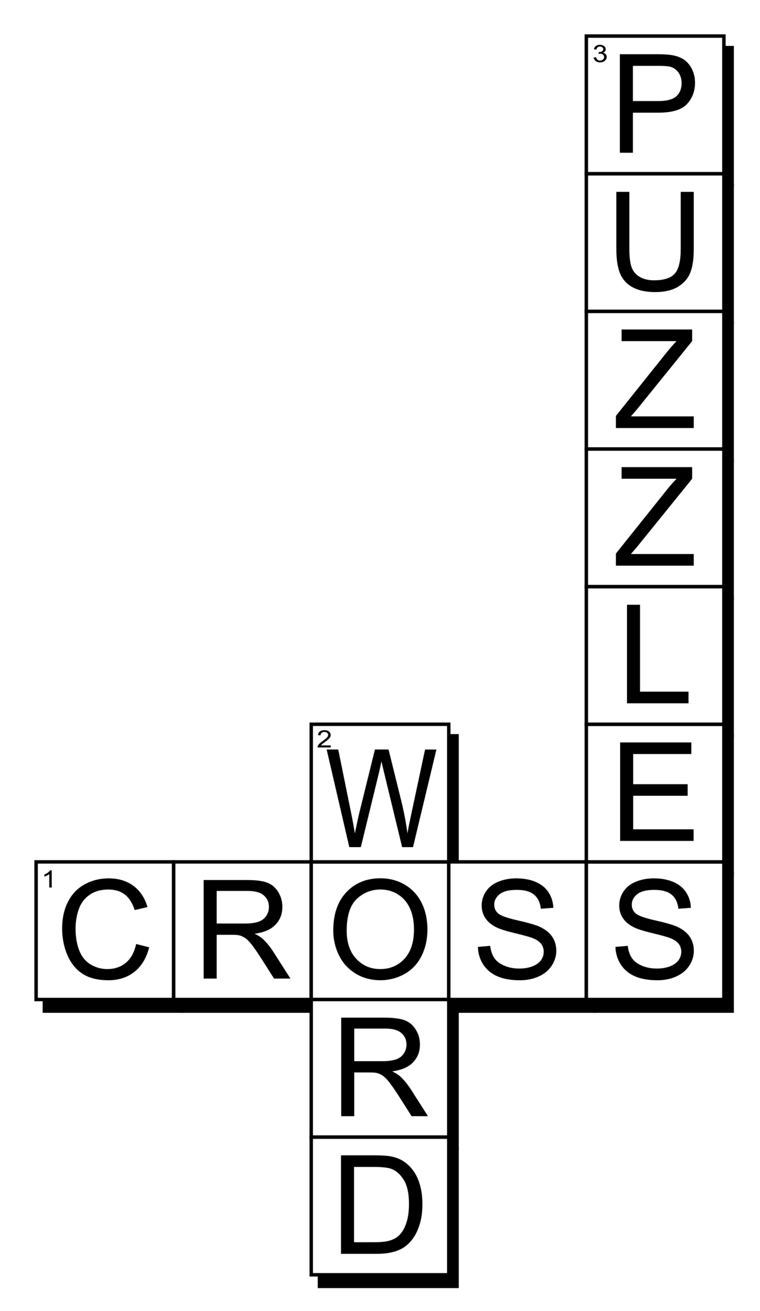 Crossword Puzzles Symbol Fix Remix Openclipart