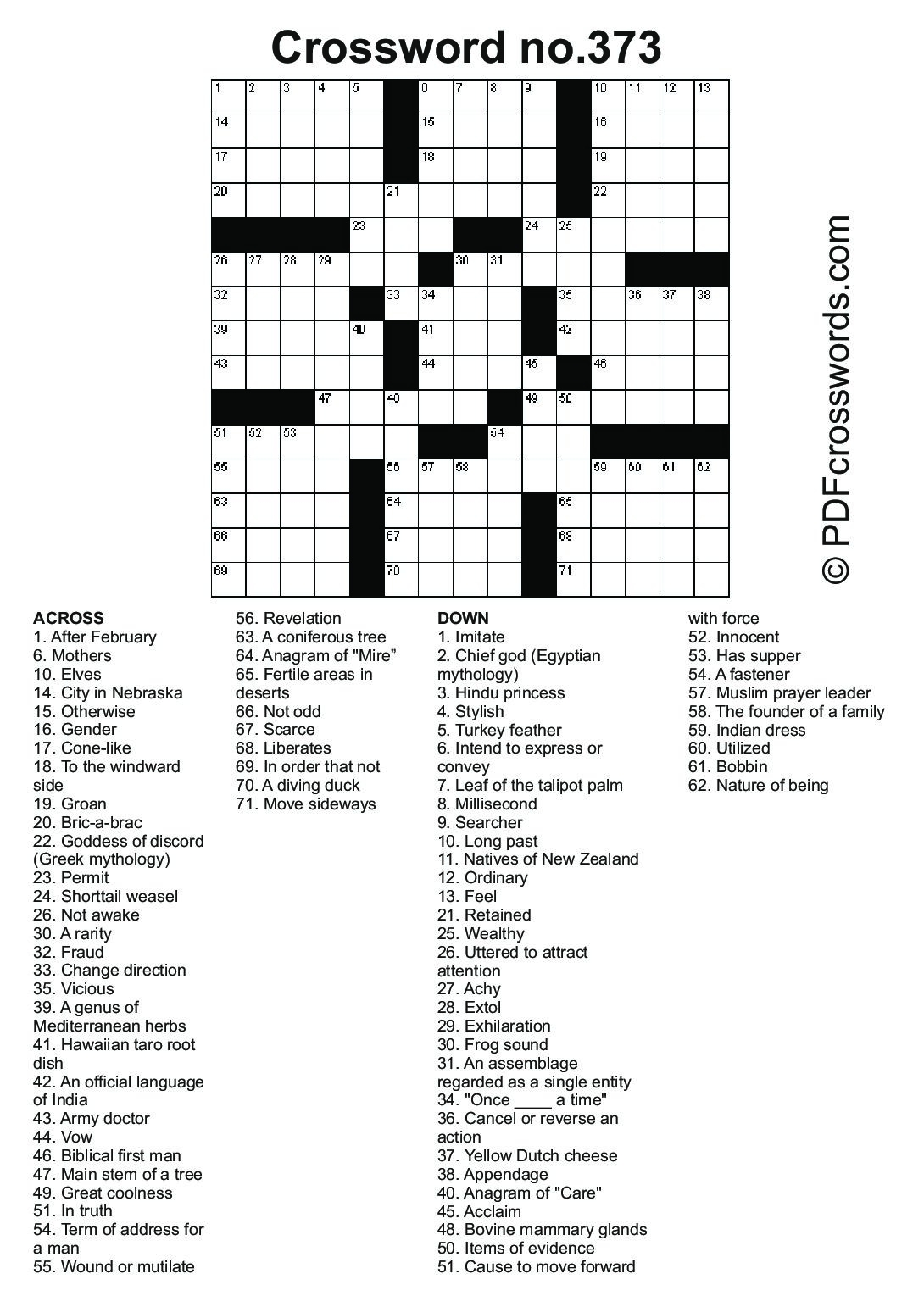 Crosswords 530 PDF Crosswords