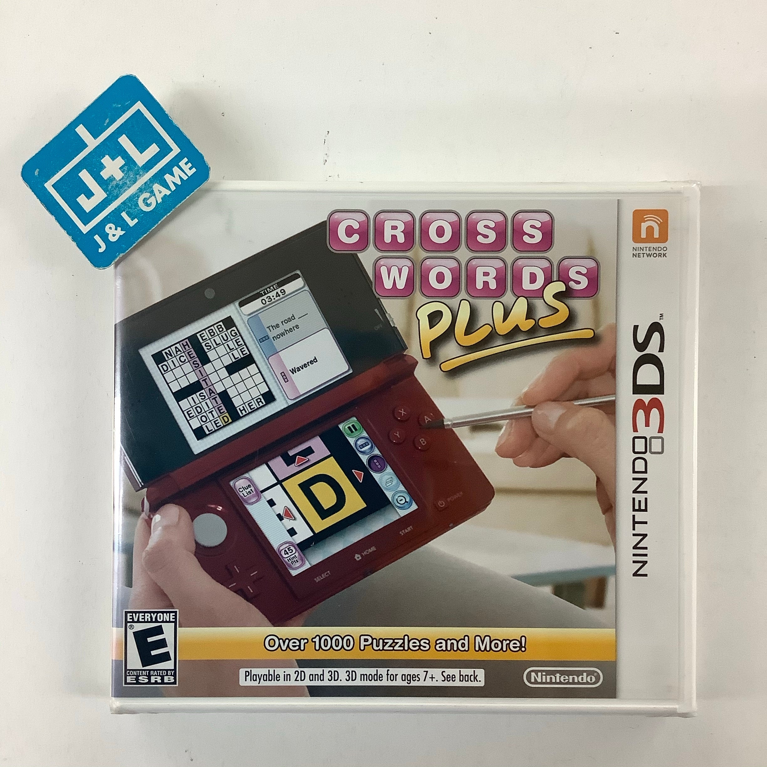 Crosswords Plus Nintendo 3DS J L Game
