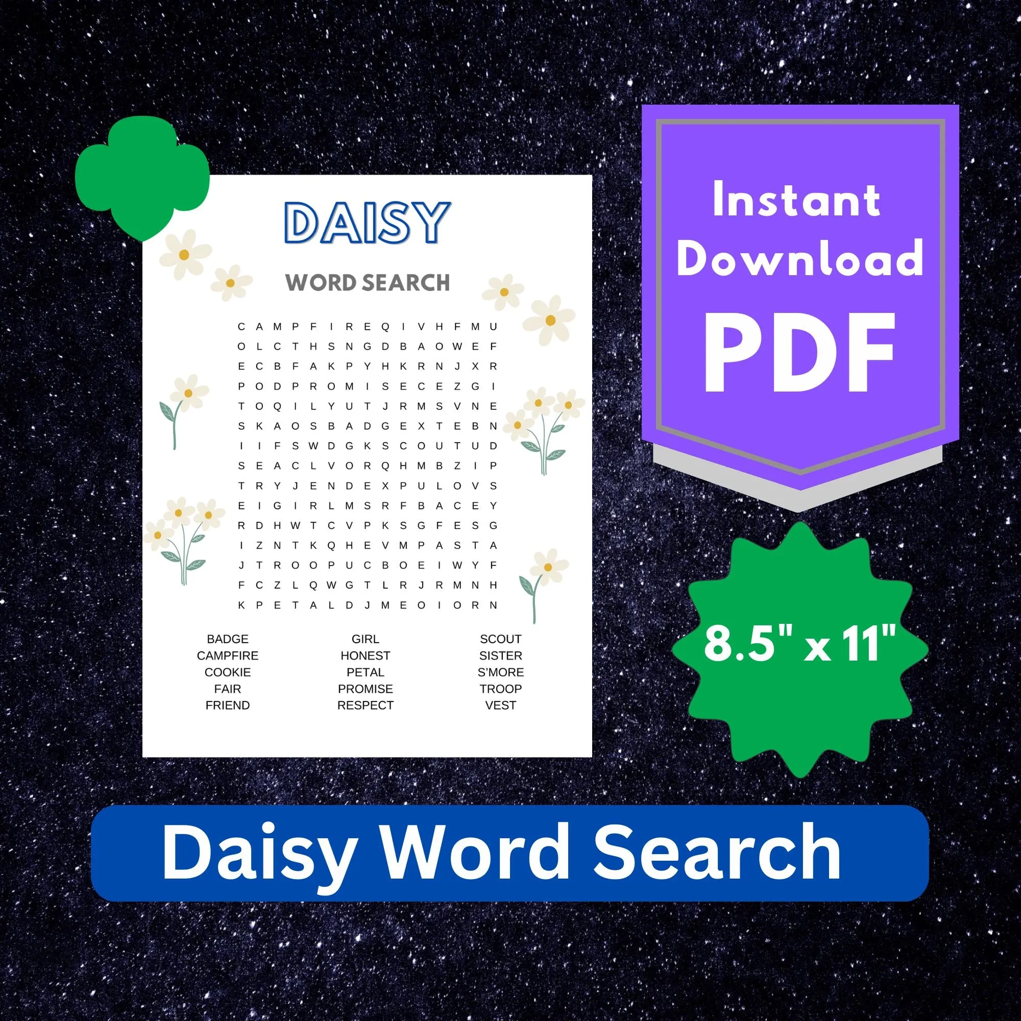 Daisy Girl Scout Word Search Puzzle Game Digital Download Print Worksheet Activity Etsy Daisy Girl Scout Word Search Puzzle Game Digital Download Print Worksheet Activity Etsy