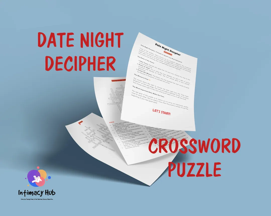 Date Night Crossword Puzzle Romantic Couple Game digital Download Etsy Ireland