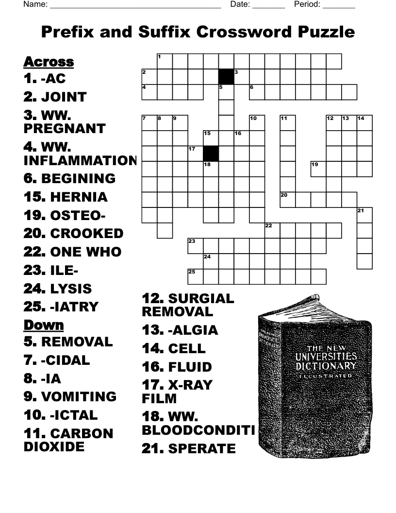 DENTAL X RAY FILMS Crossword WordMint