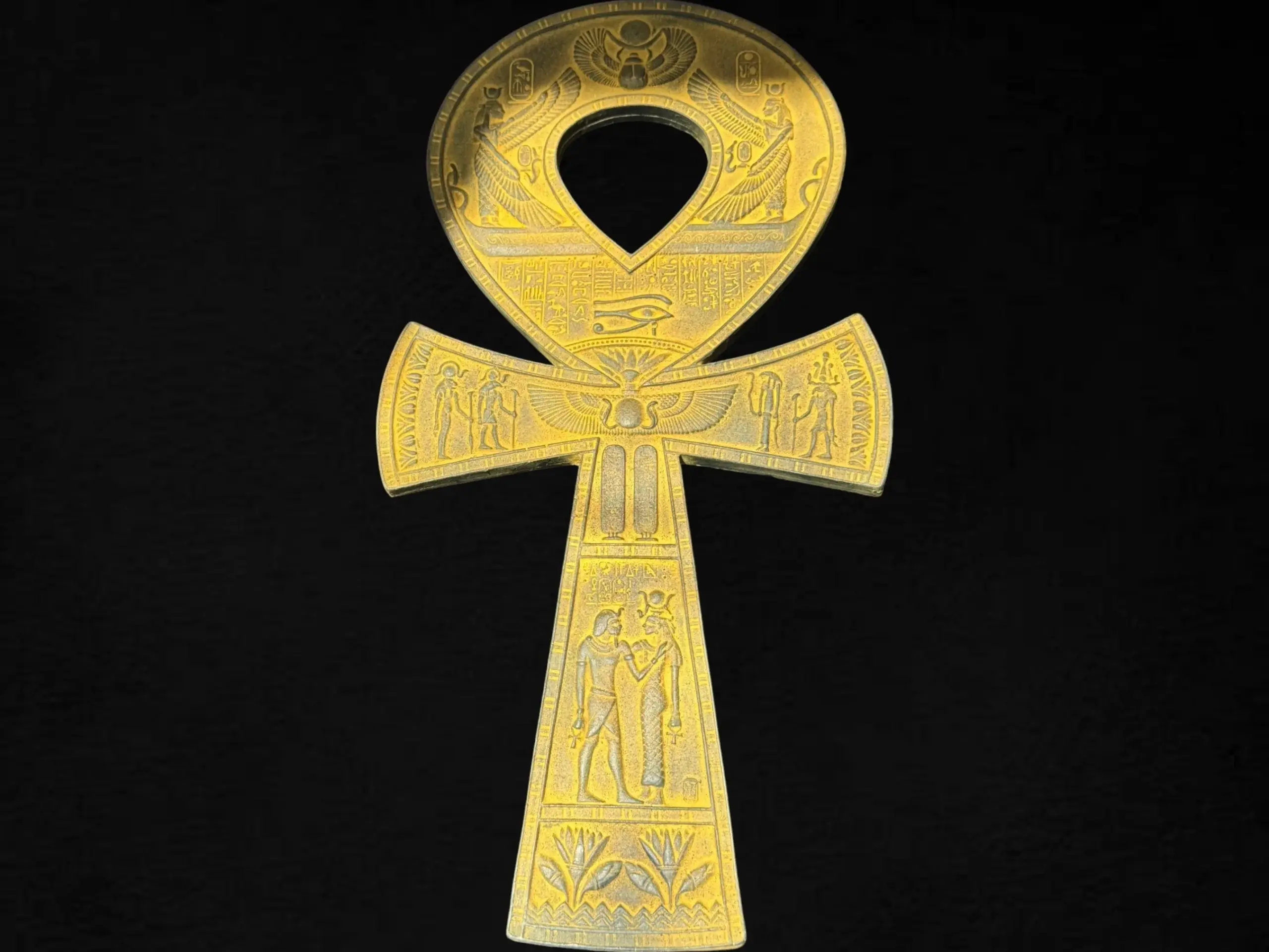 Egyptian Ankh Cross Key Of Life Decor Handcrafted Etsy