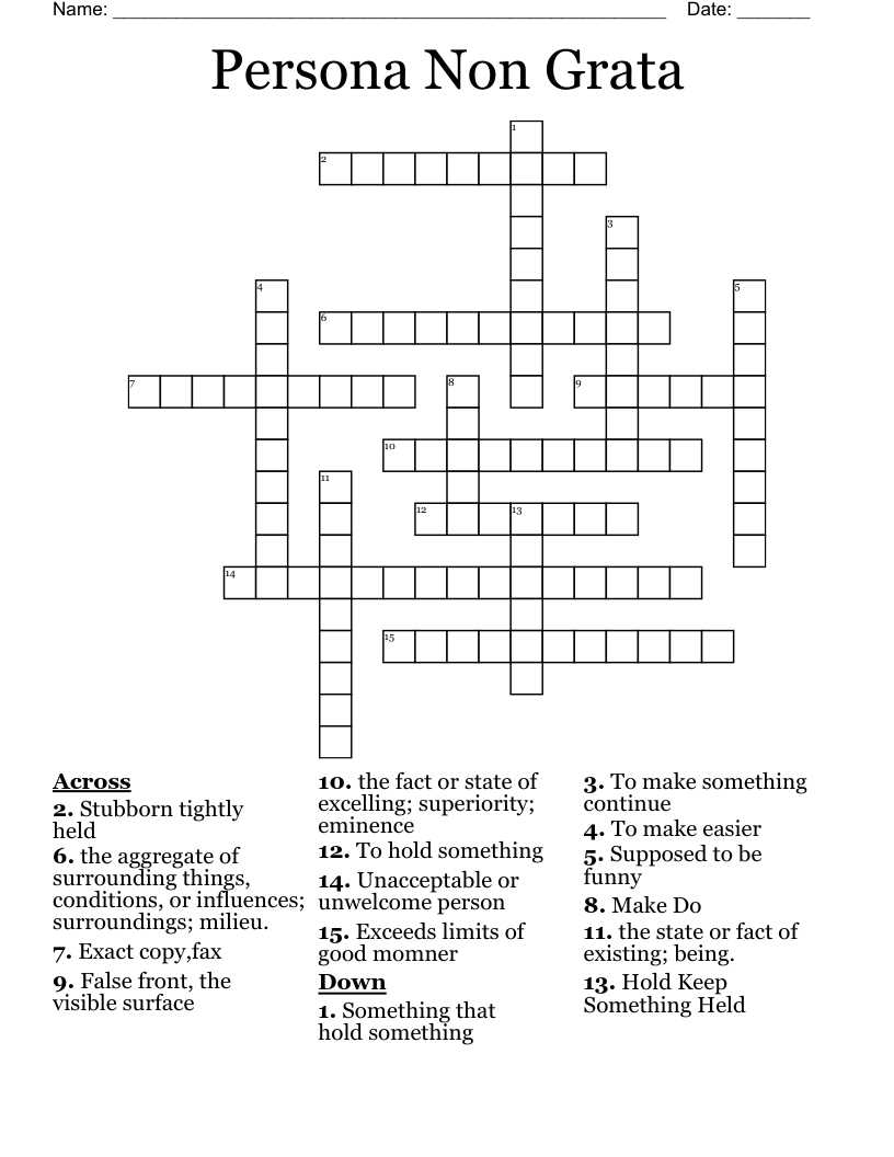 Ence Ance Word List Crossword WordMint