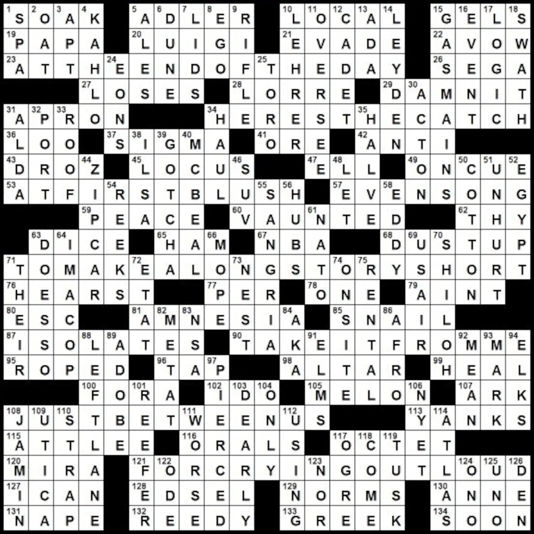 Evan Birnholz s Guide To The March 6 Post Magazine Crossword Thanks Captain Obvious The Washington Post