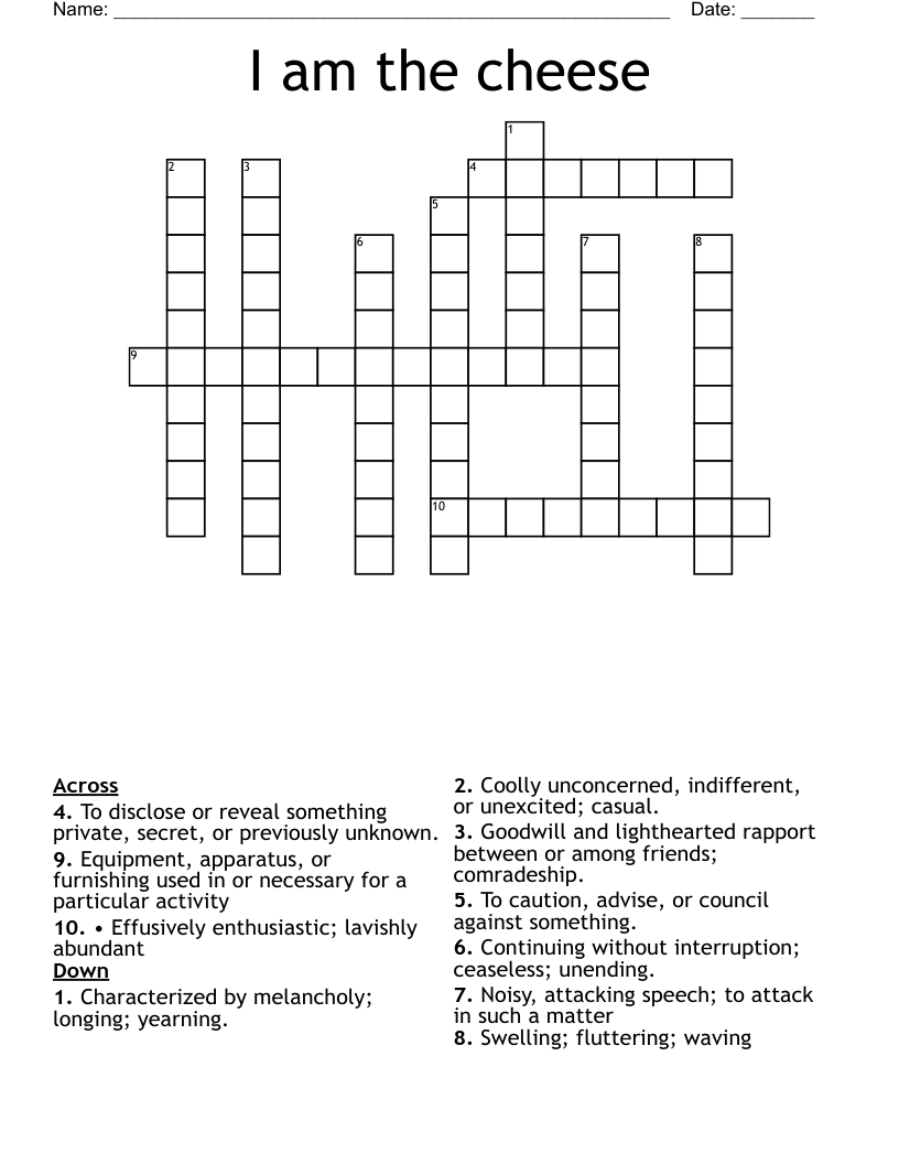Exposure By Wilfred Owens Crossword WordMint