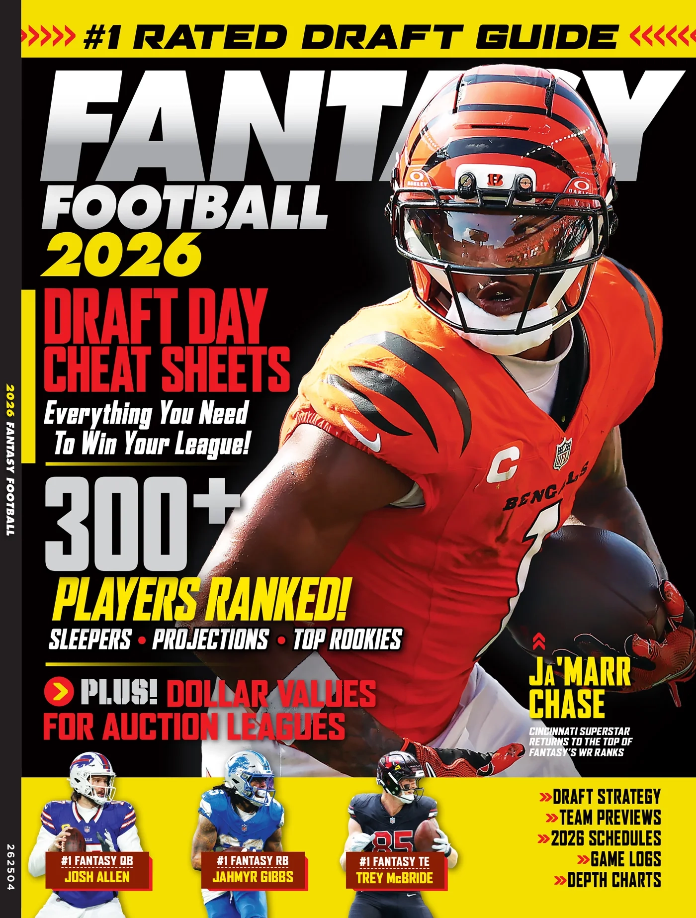 Fantasy Football 2026 Draft Guide 300 Players Ranked Expert Insig Magazine Shop US
