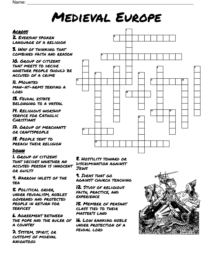 Feudal System Word Search WordMint Feudal System Word Search WordMint