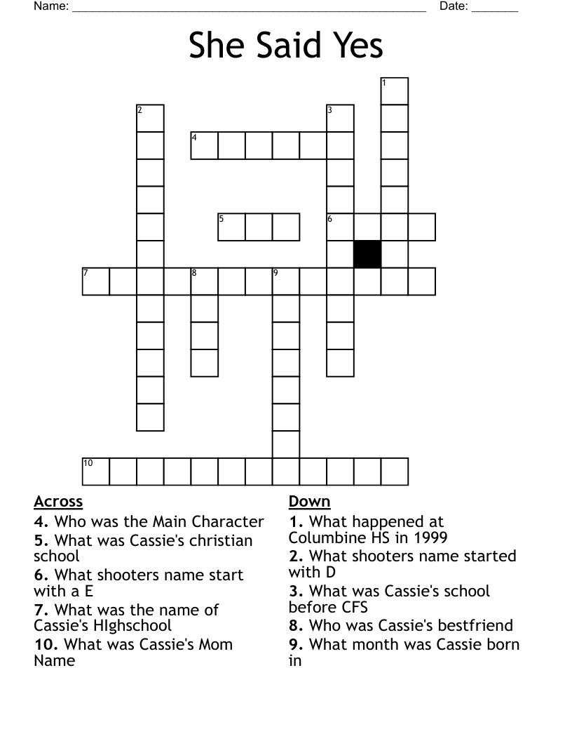 Firearms Crossword WordMint Firearms Crossword WordMint
