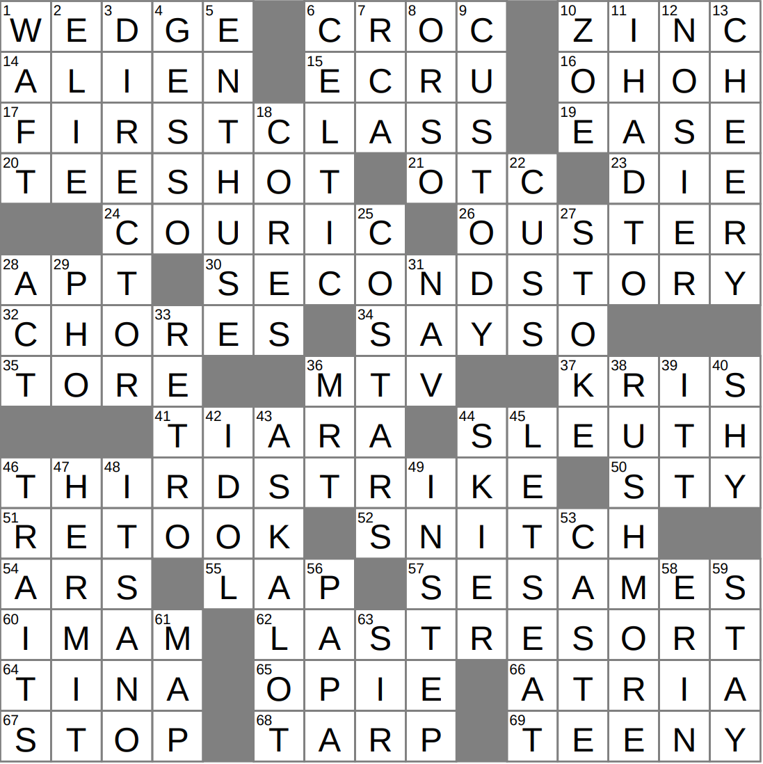 Formal Expulsion Crossword Clue Archives LAXCrossword