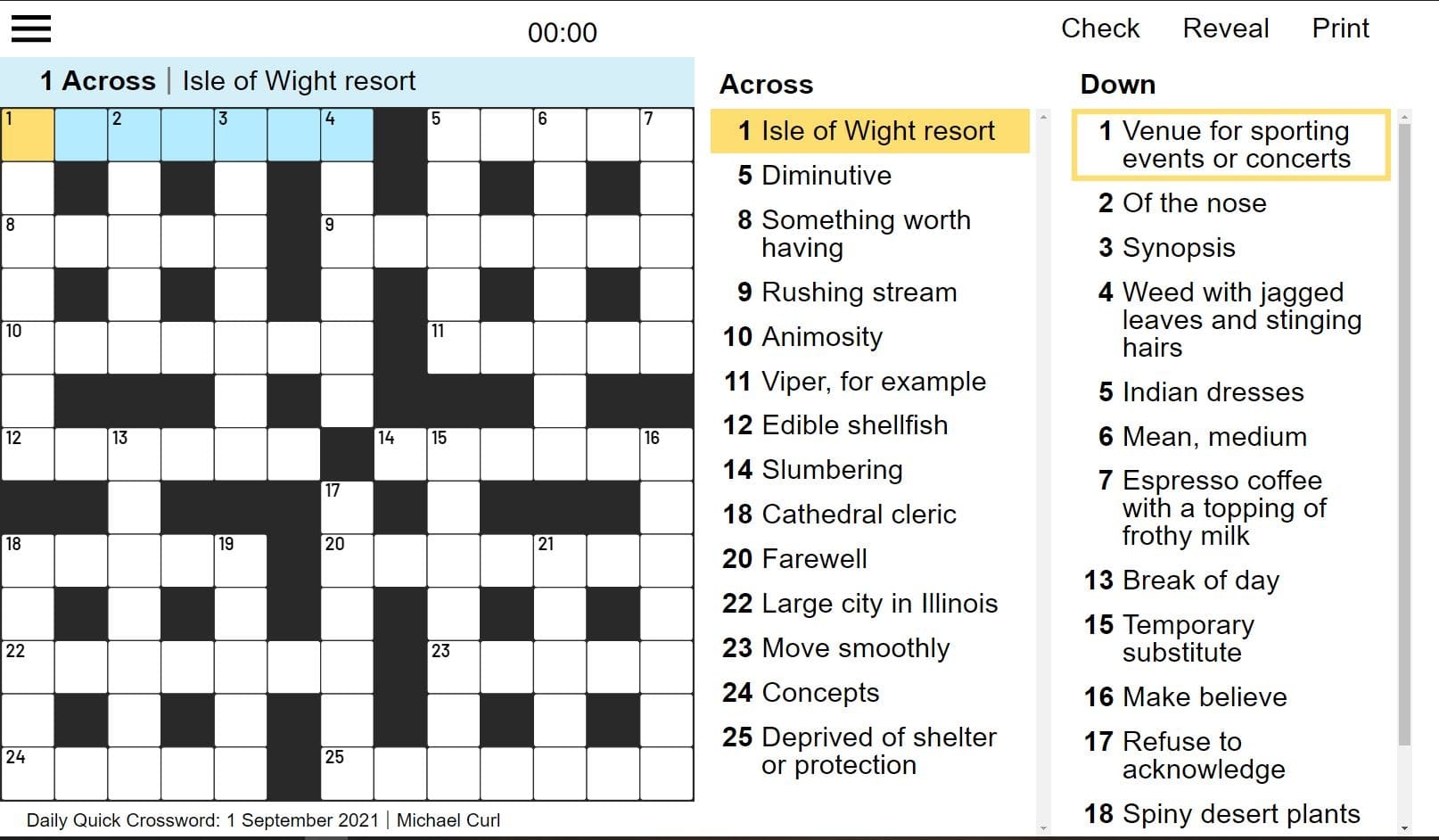 Free Best Daily Quick Crossword Play Now Free Best Daily Quick Crossword Play Now