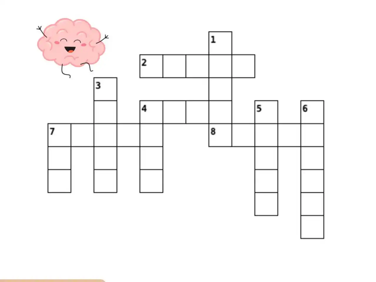 Free Human Brain Themed Crossword Puzzles Fun Educational Printables Help My Kids Are Bored