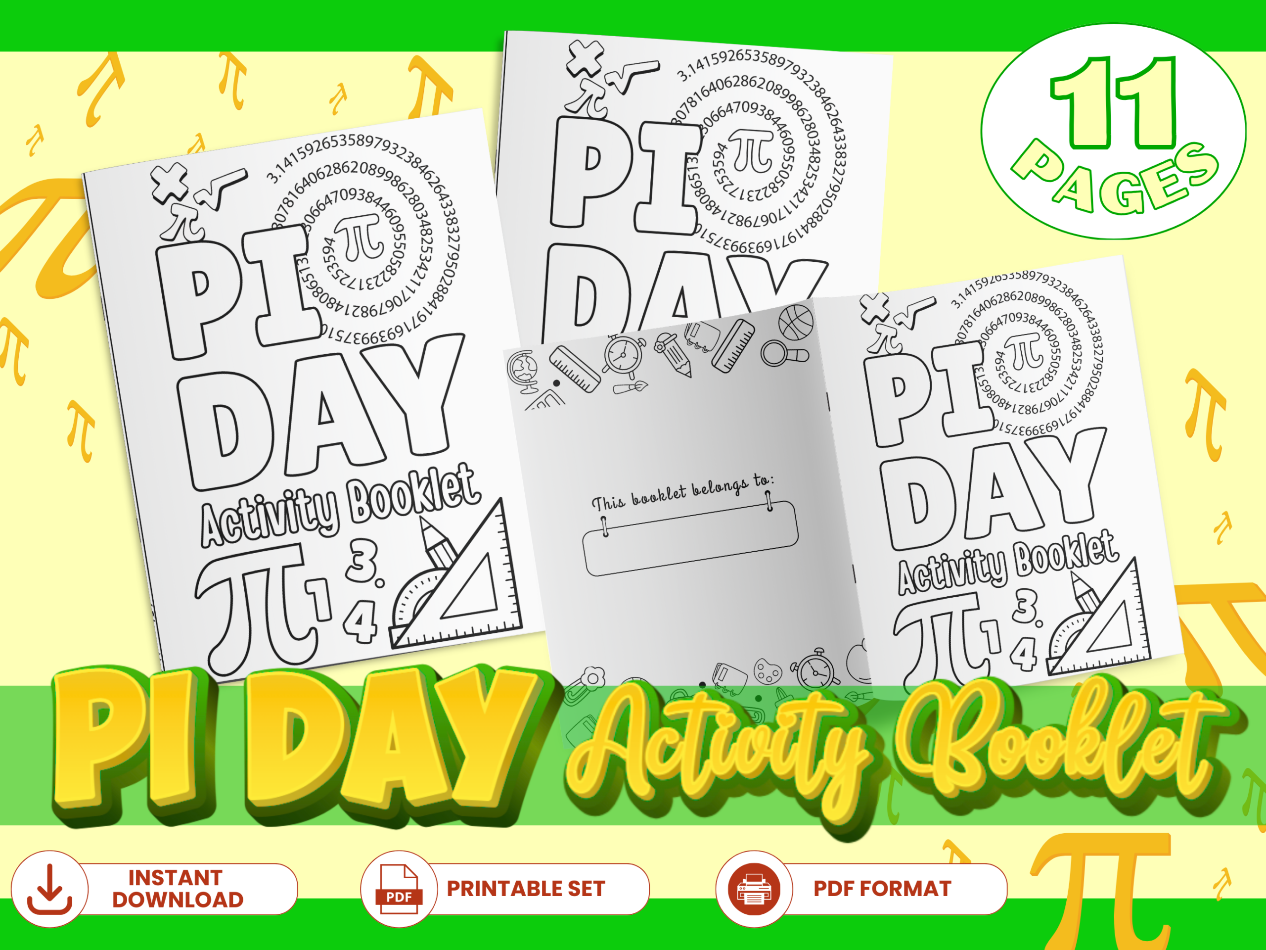 Free Printable Pi Day Activity Booklet For Kids Down Redbud Drive